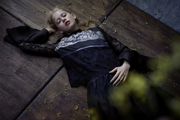 overlace dress_blouce_BK